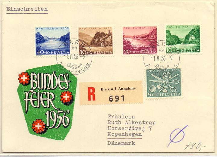 Schweiz 1-6-1956